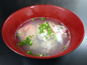 クリックで拡大表示 サケビクニンの潮汁