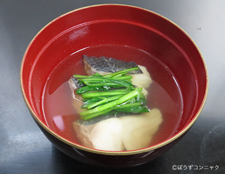 オカムラギンメの吸い物