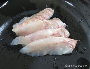 クリックで拡大表示 ホシセミホウボウの刺身