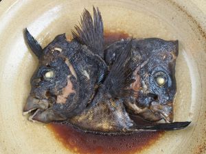 クリックで拡大表示 イシガキダイの煮つけ