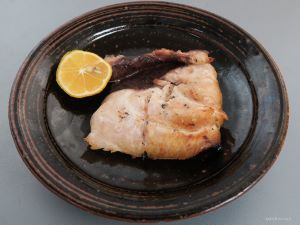 クリックで拡大表示 シロカジキの塩焼き