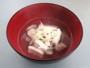 クリックで拡大表示 シロカジキのすまし汁