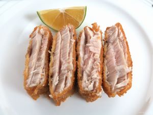 クリックで拡大表示 シロカジキのフライ