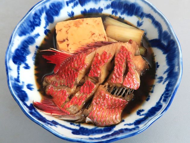 ウロコマツカサの煮つけ