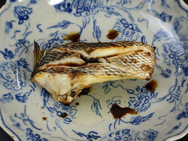 ヨコシマフエフキの塩焼き
