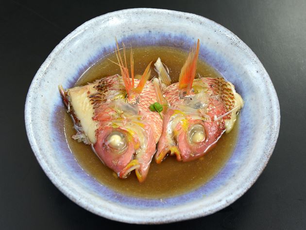 アカタマガシラの煮つけ