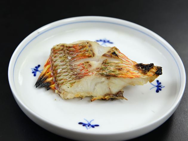 アカタマガシラの塩焼き