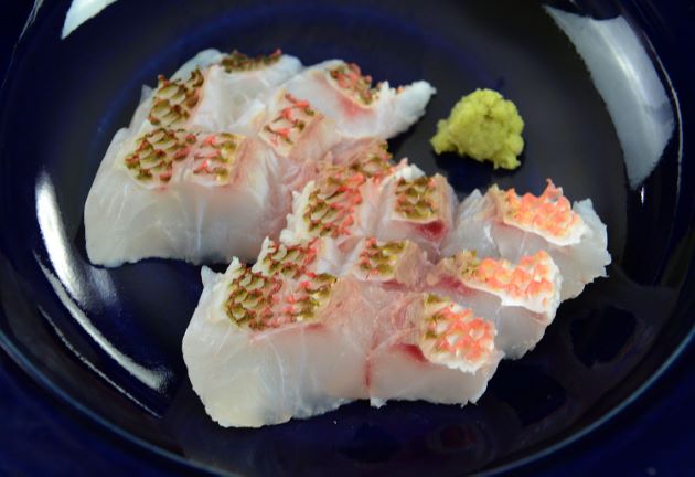 アカタマガシラの唐揚げ