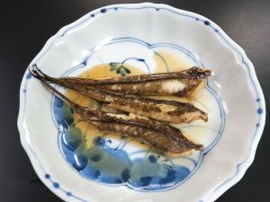 クリックで拡大表示 トビヌメリの煮つけ