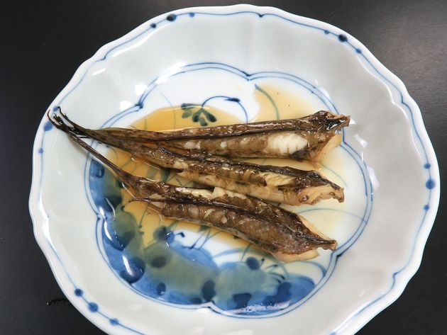 トビヌメリの煮つけ