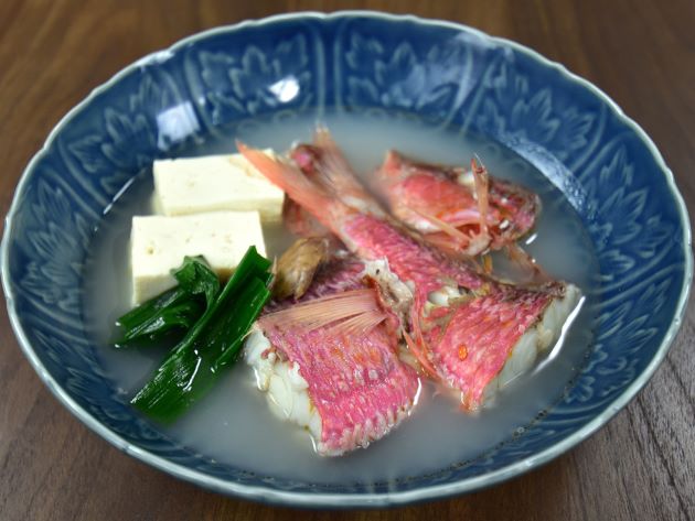 ミナベヒメジのまーす煮