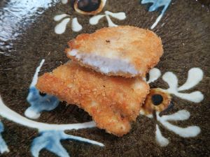 クリックで拡大表示 ダルマザメのフライ