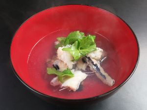 クリックで拡大表示 ミズウオの潮汁