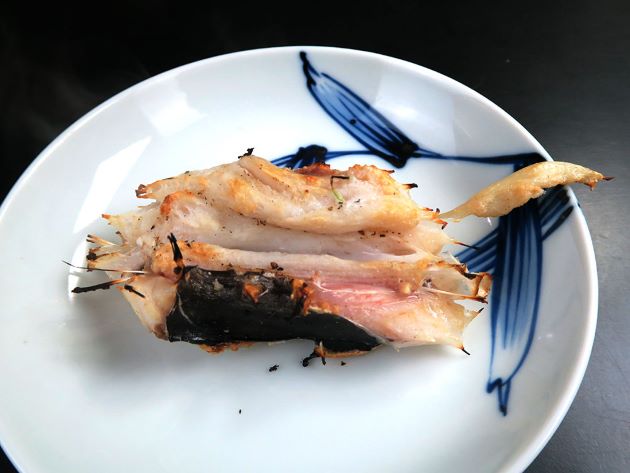 ミズウオの塩焼き