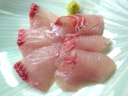 クリックで拡大表示 チカメエチオピアの刺身