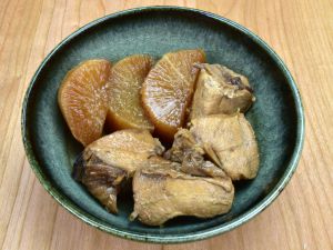クリックで拡大表示 オオナと大根煮