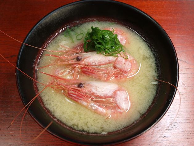 甘えびのみそ汁
