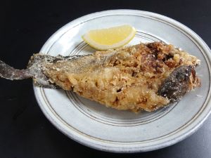 クリックで拡大表示 イソアイナメの唐揚げ