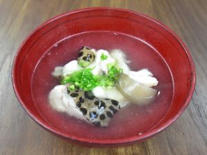 クリックで拡大表示 ウージの潮汁