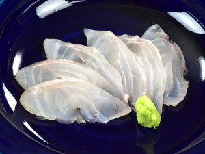 クリックで拡大表示 白身の刺身