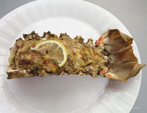 クリックで拡大表示 ハコエビの鬼殻焼き
