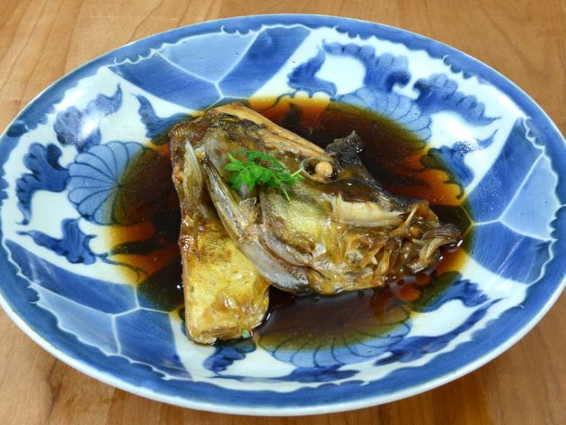 ヒシヨロイアジの煮つけ