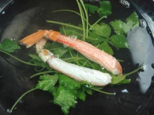 クリックで拡大表示 かにしゃぶ