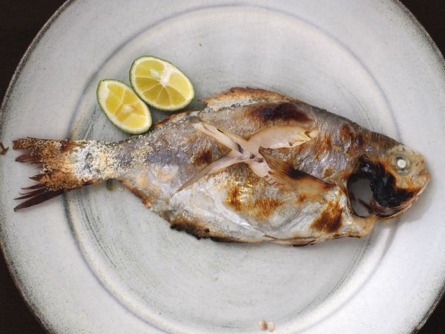 イボダイの塩焼き