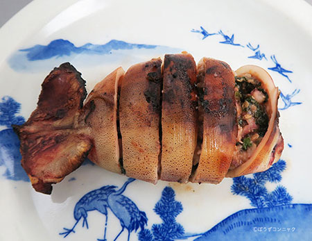 夏いかのもんぺ焼き