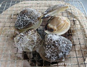 クリックで拡大表示 焼きハマグリ