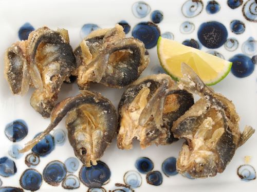 ウグイの唐揚げ