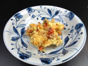 コナガニシのかき揚げ