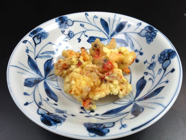 コナガニシのかき揚げ