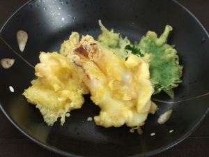 クリックで拡大表示 ミルクイの天ぷら