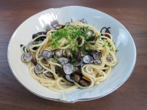 クリックで拡大表示 シジミのスパゲッティ