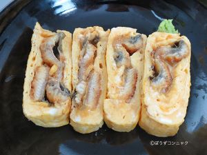 クリックで拡大表示 う巻き(うなぎ巻き卵)