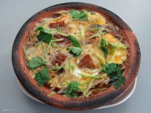 クリックで拡大表示 ウナギの柳川鍋