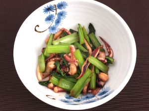 クリックで拡大表示 ヤリイカのしょうゆ炒め