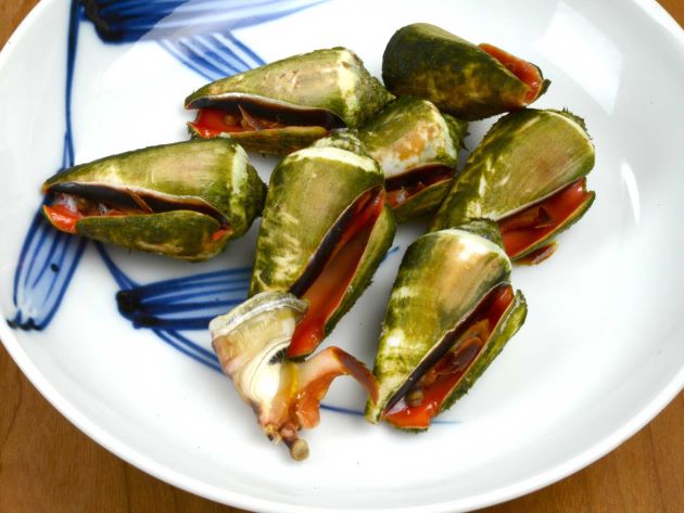 トビンニャの塩ゆで