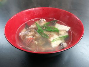 クリックで拡大表示 ウサギアイナメの潮汁
