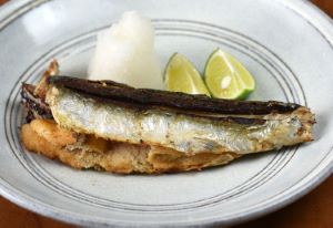 クリックで拡大表示 ウルメイワシの塩焼き