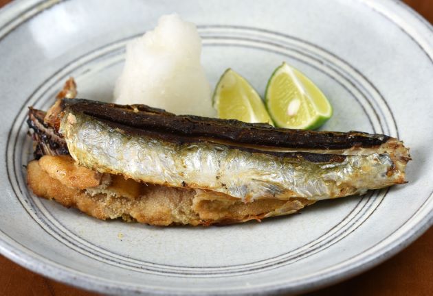 ウルメイワシの塩焼き