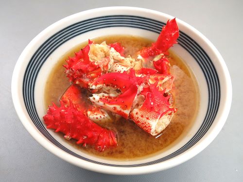 クリックで拡大表示 ハナサキガニの鉄砲汁