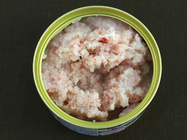 ベニズワイガニの缶詰
