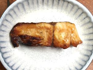 クリックで拡大表示 オキアジの幽庵焼き