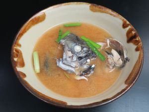 クリックで拡大表示 オキアジのみそ汁