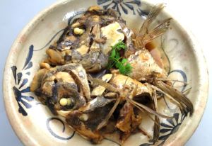 クリックで拡大表示 コショウダイの塩焼き
