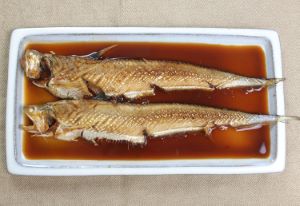 クリックで拡大表示 エツの塩焼き