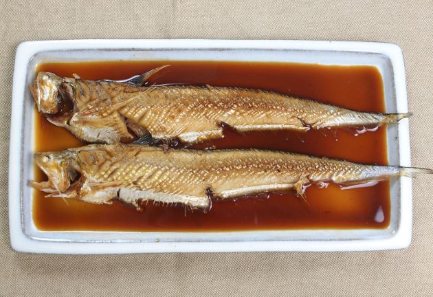 エツの塩焼き