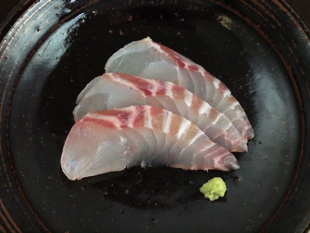ヒゲソリダイの刺身